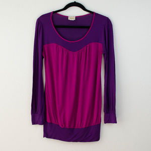 Pretty Good | Purple & Pink Long Sleeved Top